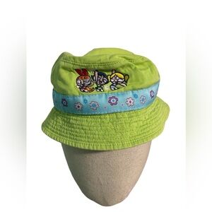 Vintage 2000 Cartoon Network Powder Puff Girls  Bucket Hat Size Youth Medium